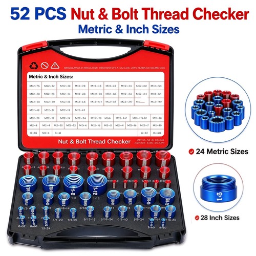 52pcs nut and bolt - nut, thread