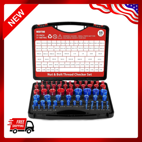 Pcs thread checker nut and - 66,