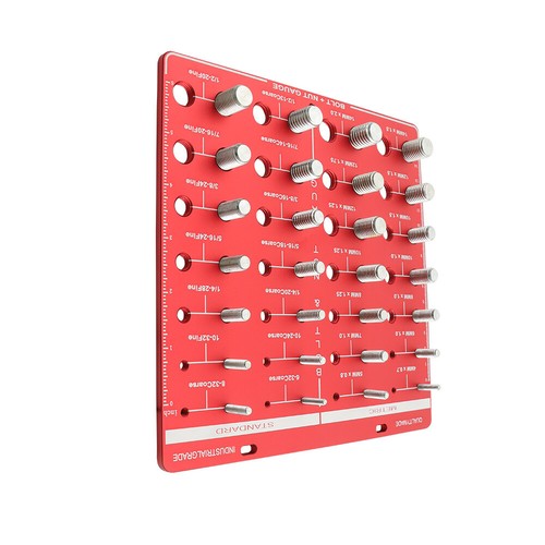 Nut and bolt thread - nut, checker