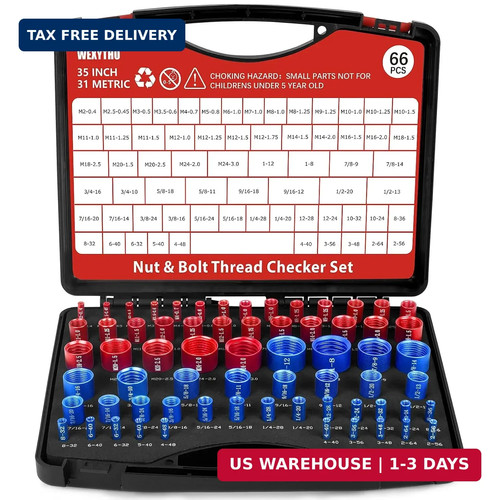 Pcs thread checker nut and - checker,