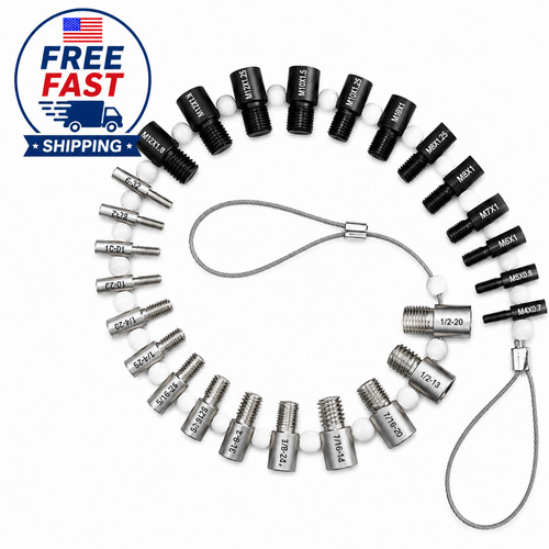 Nut and bolt thread - thread, checker